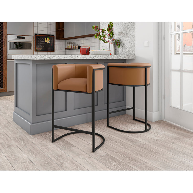 Tabouret de comptoir en métal Cosmopolitan