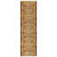 Tapis intérieur / extérieur doré tissé à plat Augustus Southwestern-388601446