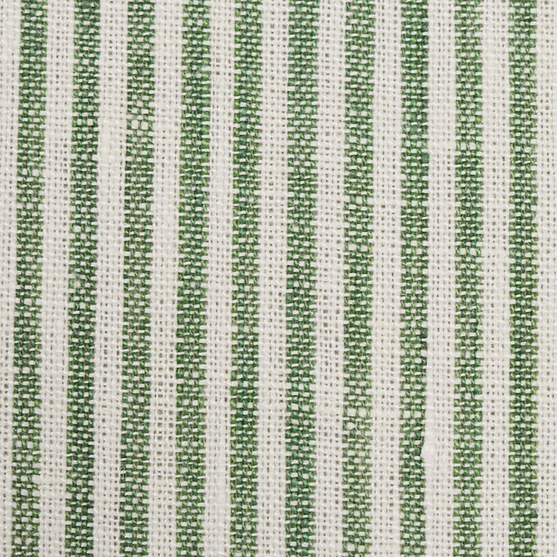 Wesley Ticking Stripe Fabric, Green