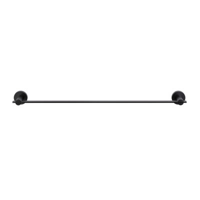 Metra Matte Black Towel Rail Flexi-Fix Bathroom Accessories