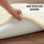 Tapis champagne fait à la main Fraley-629481356