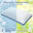 Shredded  Memory Foam Bed Pillow With Cooling Gel, Back, Stomach Or Side Sleeper, Neck Support For Sleeping