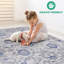 Tapis bleu / argent / oriental-2142678423