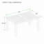 Ensemble repas d'extérieur rectangulaire en teck pour 4 personnes Sunseri