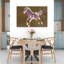 Impression d'art mural abstrait mauve à motif abstrait-129970412