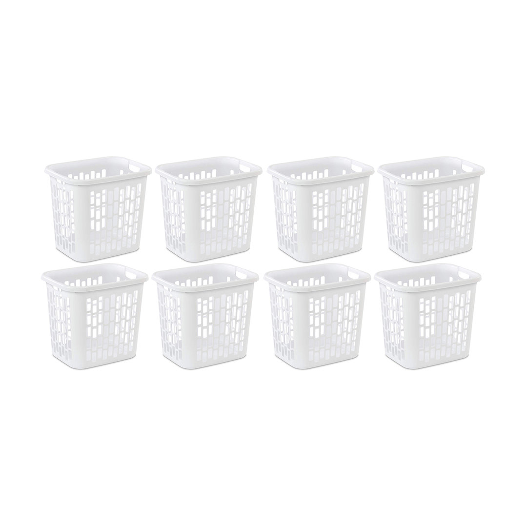 Stackable Storage Laundry Basket (Set of 8) Sterilite