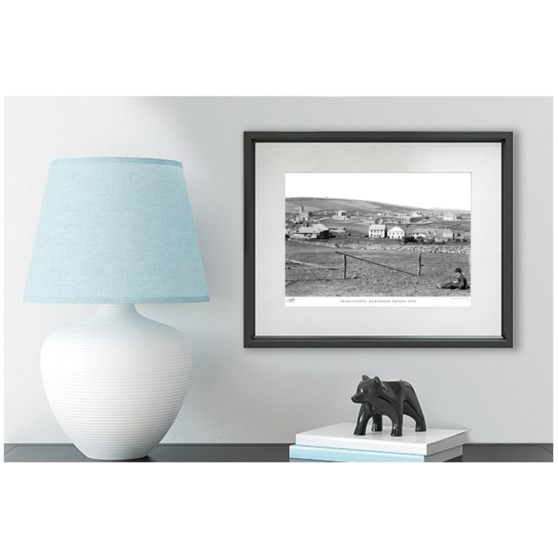 Princetown, Dartmoor Prison 1890 by Francis Frith - Single Picture Frame Print, 28cm H x 36cm W x 2.3cm D