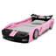 Lit simple voiture de course Delta, rose-1382369318