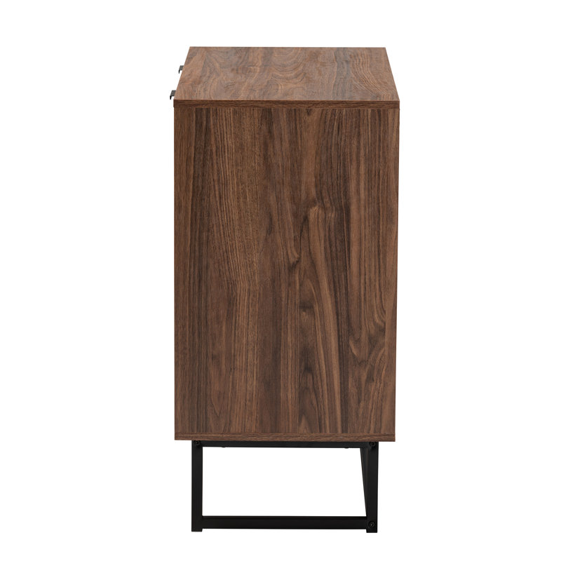 Millwood Pines Aroca Solid Wood Accent Cabinet & Reviews | Wayfair