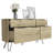 47" Natural Four Drawer Double Dresser