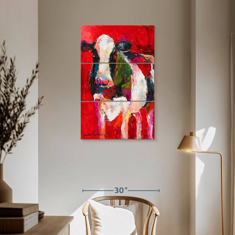 Brampt Cow V, 57" H x 36" W