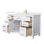 Beckett 54" Freestanding Single Bathroom Vanity with Quartz Top-349013796-349013793-349013794