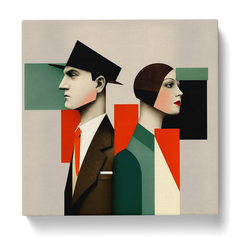 Modern Wall Art - Wrapped Canvas, 50cm H x 50cm W x 3cm D
