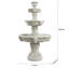Fontaine antique à trois niveaux-126248602