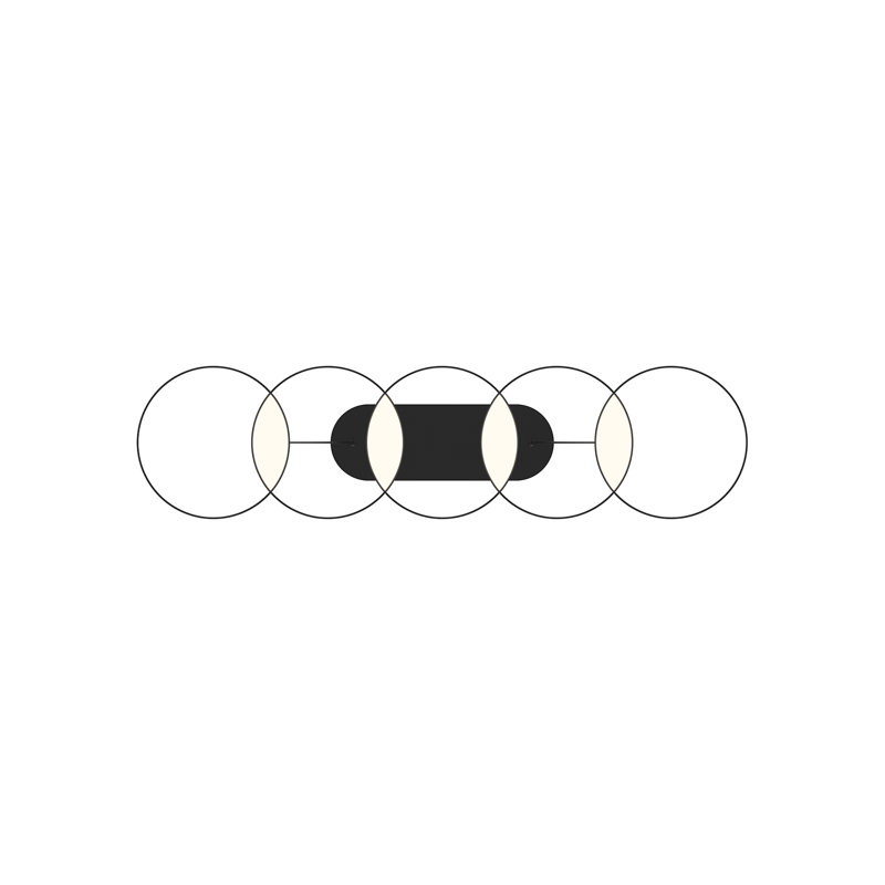 Maestro 4 - Light LED Pendant, Black, Black