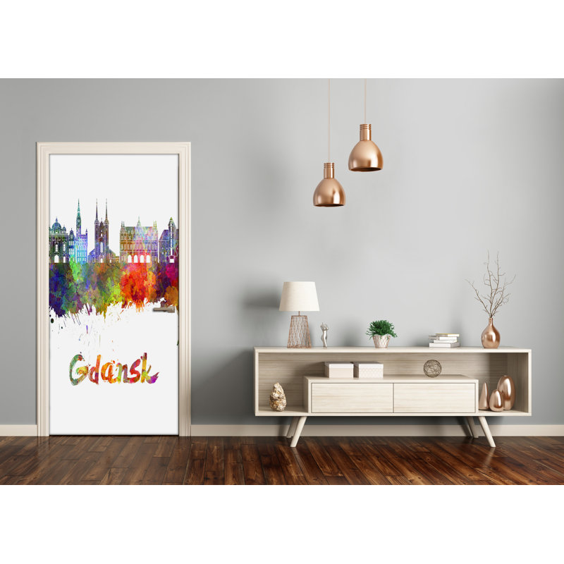 Color Gdańsk Door Decal