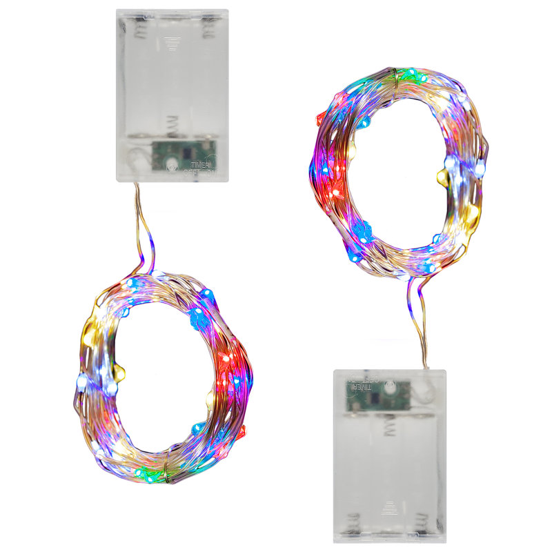 Pickett Multicolor Battery Operated LED Fairy String Lights