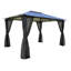 Pavillon de jardin en aluminium avec moustiquaire Durham-86881852