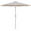 Parasol de patio en tissu / aluminium avec base Chavelle