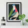 FRM-V0523-1837X Pigeon Abstract Vol.1 - Picture Frame Print