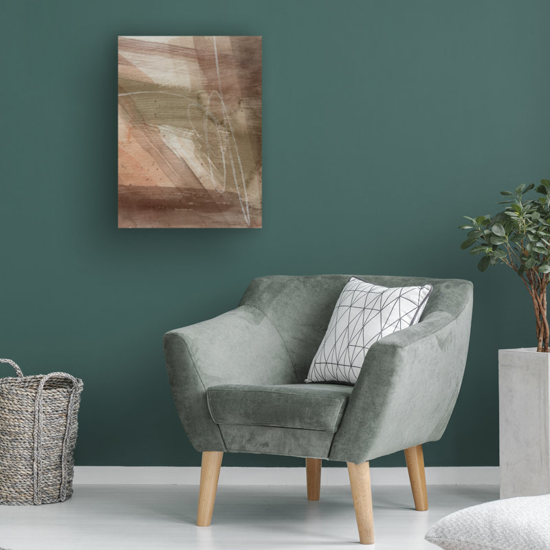 "Peach On Earth II" sur toile, H 47 po x l 35 po