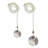 Sun Burst Design Crystal Faceted Ceiling Fan Pull Chains-42482718