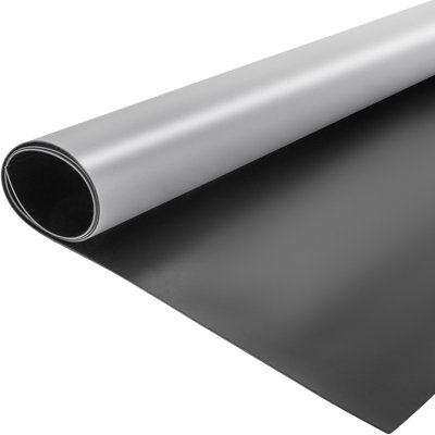 Dance Floor Roll Portable 6.6X49.2Ft Practice Dance Floor 1.5Mm Thickness PVC Dance Flooring Dance Floor Grey/Black Roll Out Dance Floor Non-Slide Andwearproof Dance Floor Easy Cleaning For Ballet