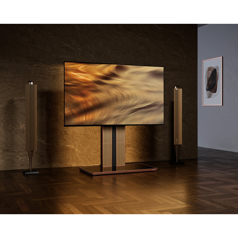Meuble télé moderne pour téléviseur 75 80 85 88 100 pouces Latitude Run®., Bois