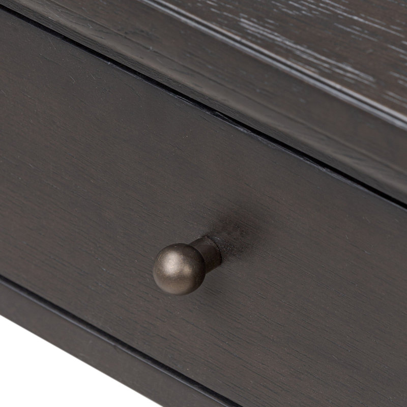 Mott Nightstand, Smoked Black