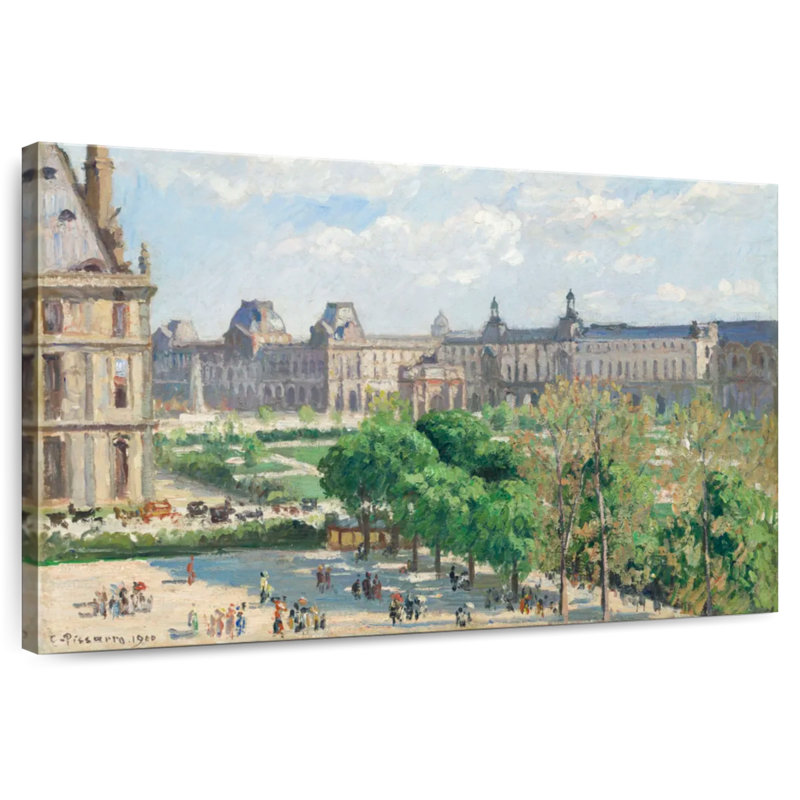 Kavia Place Du Carrousel Paris 1900, H 34 po x l 51 po