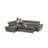 Italian Leather Sleeper Sectional with Pull Out Bed & Storage & Adjustable Headrests Roma-965022793