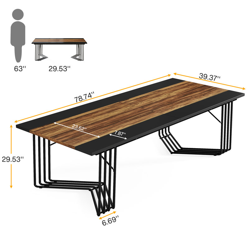 200cm Rectangle Conference Table