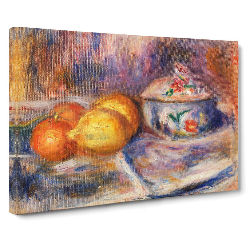 Still Life with Fruits Vol.1 by Pierre-Auguste Renoir - Wrapped Canvas, 50cm H x 76cm W x 3cm D
