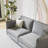 74.27" Wide Chenille Oversized Loveseat with Side Pocket-1954234045