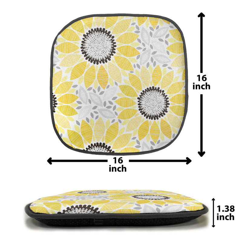 Outdoor 1.38'' Dining Chair Seat Cushion