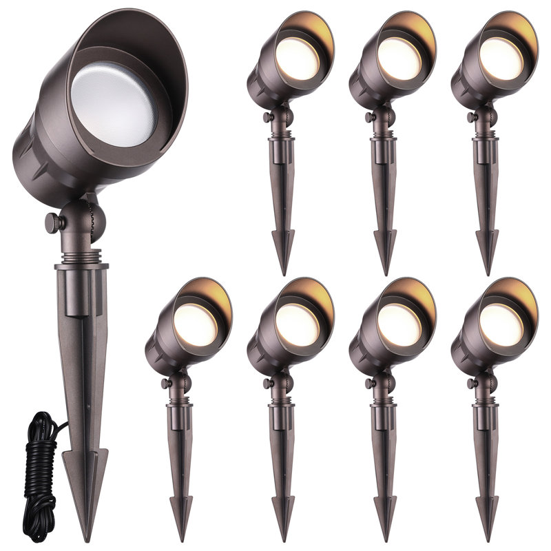 LED Low Voltage Spotlight, Outdoor Pathway Landscape Lights, CRI90, 3000K Warm White