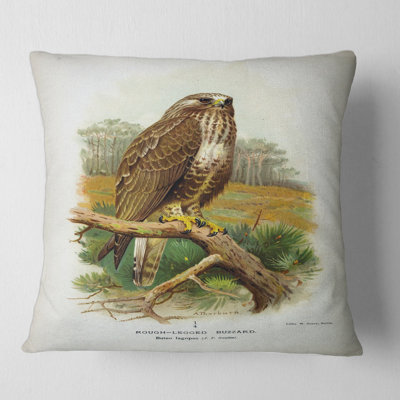 Vintage Bird Life IX - Traditional Printed Pillow