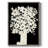 Floral Silhouette Framed Print - Solid Wood-994600475