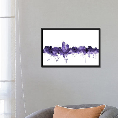 Albuquerque, New Mexico Skyline by Michael Tompsett - Gallery-Wrapped Canvas Giclée