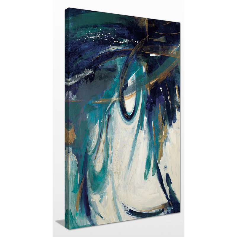 « broad strokes »-reproduction sur toile tendue, H 30 po x l 18 po