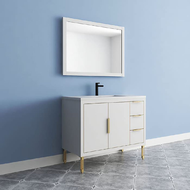 41.93'' Single Bathroom Vanity with Top