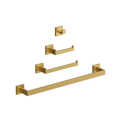 4 - Piece Bathroom Hardware Set