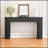 Entryway Table with Fluted Design-1872155113