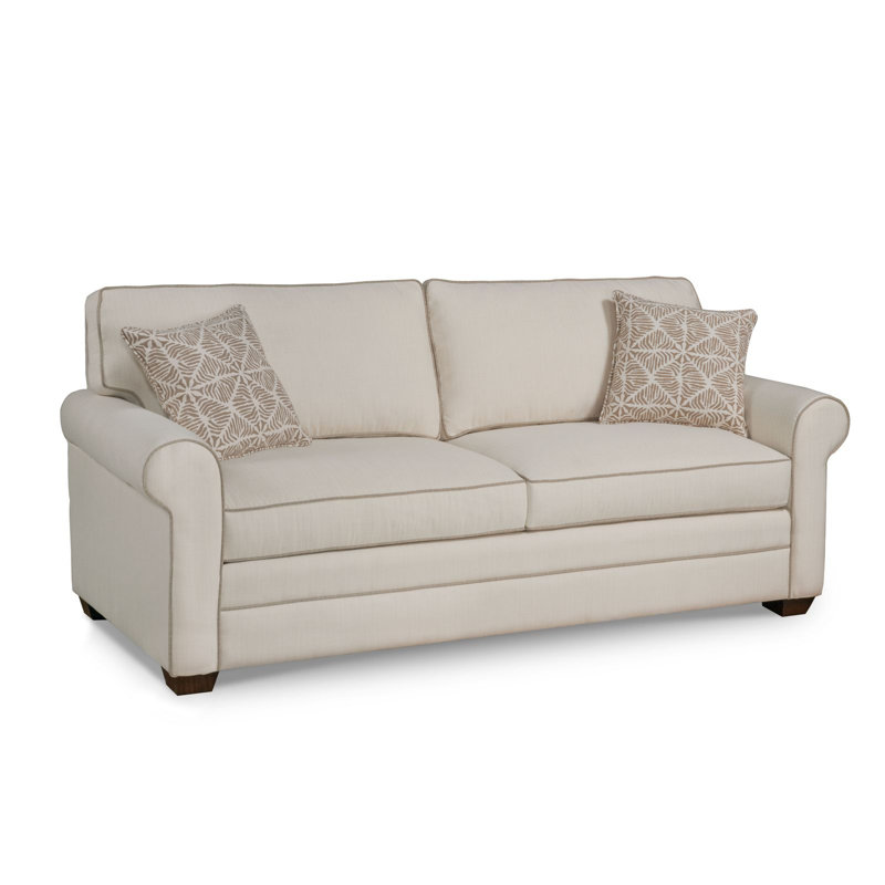Bedford 86'' Upholstered Sofa, Havana, Air Dream Mattress, Basic Navy; 0317-61