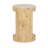 Ayona Beige Capiz And Wood Side Table