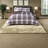 Comfortable Microfiber Bedding Sets, Modern Plaid Style For Home