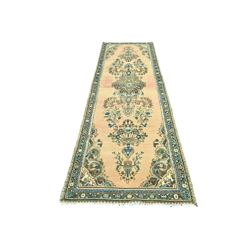 One-of-a-Kind 2'8" x 9'4" Area Rug in Cream