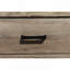 Mobilier rustique 1 pièce à 6 tiroirs pour chambre à coucher en bois massif brun