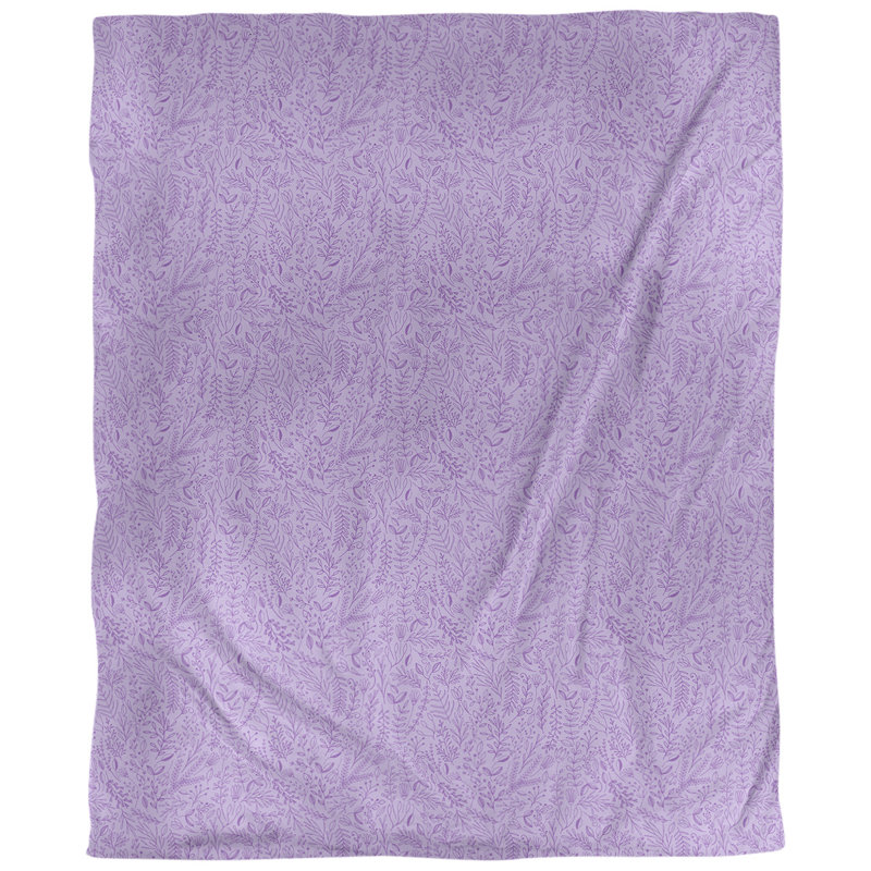 Housse de couette simple Katelyn Elizabeth, Polyester brossé, Housse de couette pour lit simple, Mauve clair