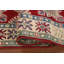 Tapis oriental géométrique Kazak rouge 6